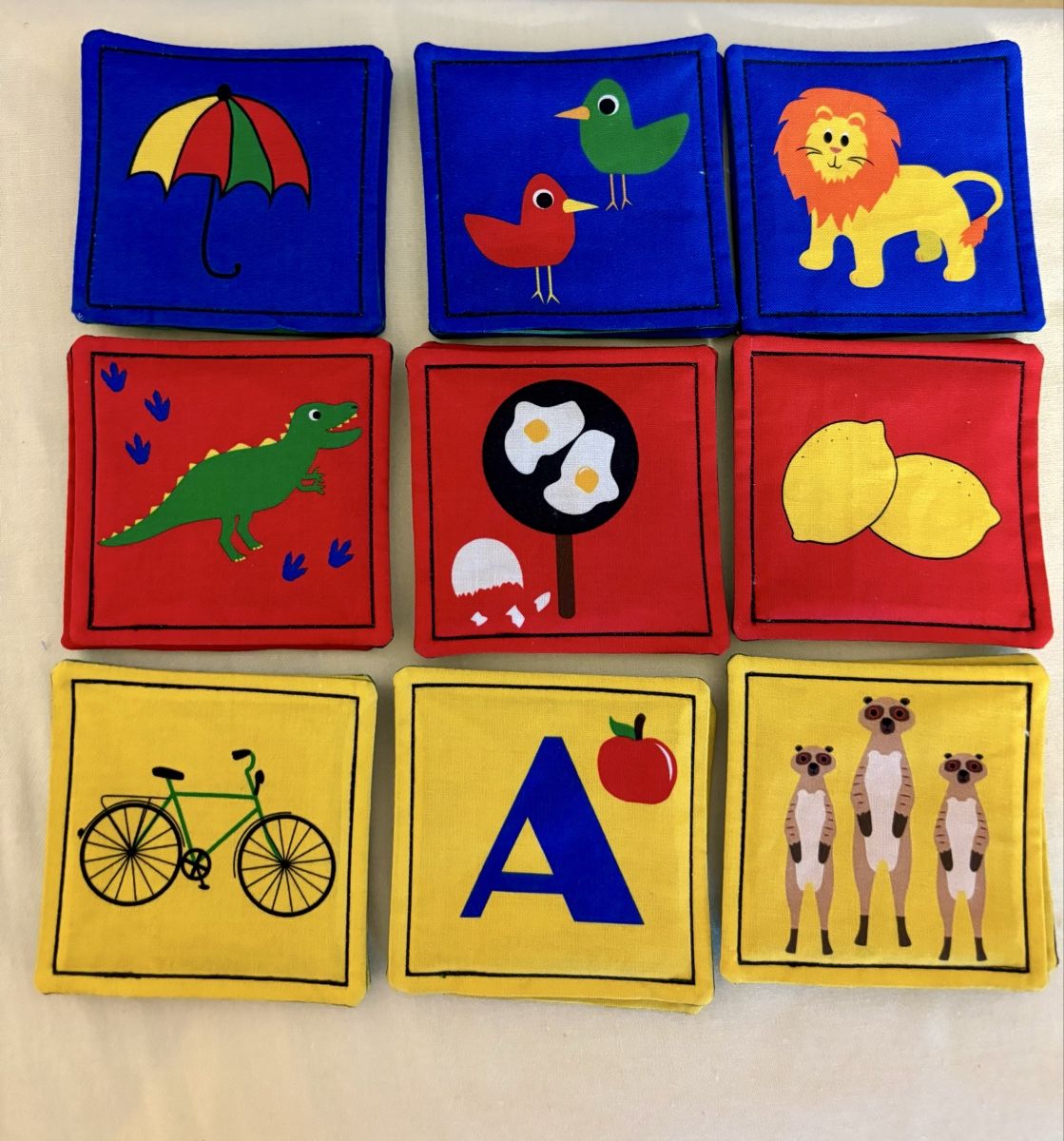 Spiele: 1 Stoff-Memory**9 teilig= 18 Stück** – Neu und originalverpackt aus Volketswil von Car6 3