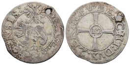 Bern 12 Kreuzer 1620 , Loch , /477/