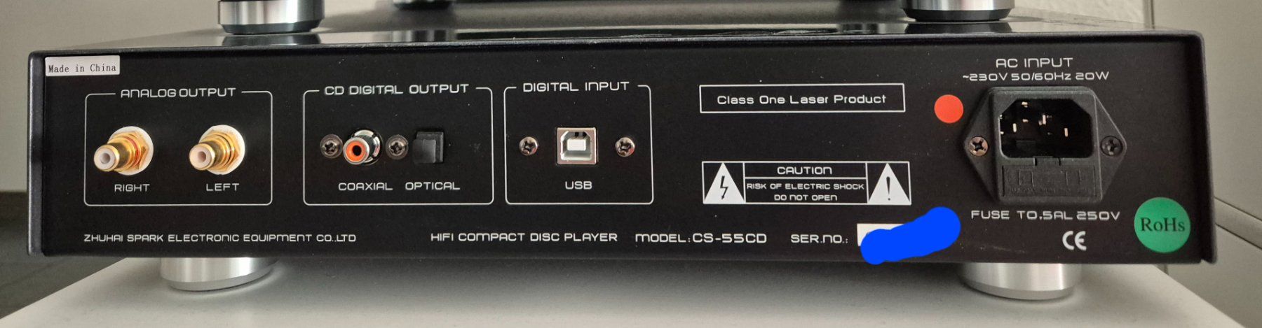 Cayin Lettore multimediale & Streamer: Cayin CS -55 CD High End CD Player  USB-DAC – Usato da Zug venduto da storsi 1