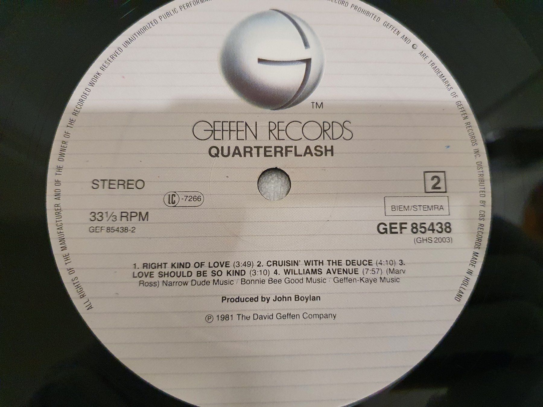 Schallplatten: Quarterflash – Quarterflash – Gebraucht aus Uster von  6