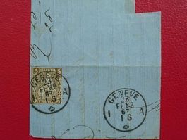 Sitzende von GENEVE: Nr.30 als STRUBEL verwendet: 23.2.1867