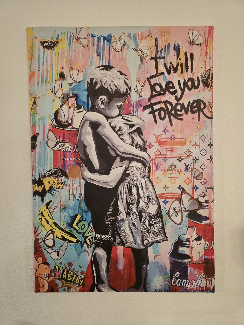 Foto & Immagini: Leinwandbild I will love you forever – Usato da Knonau venduto da DEAL_MASCHINE