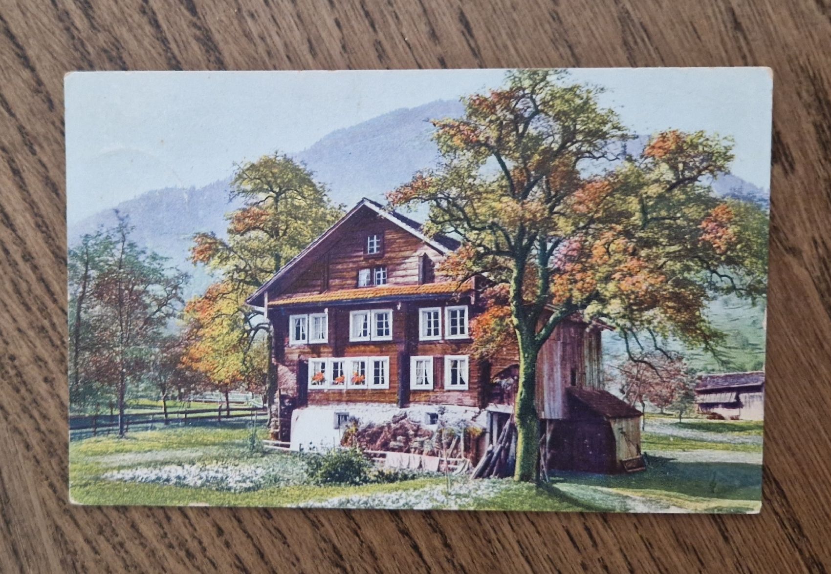 Cartoline postali: AK Emmental  nach Bigenthal, Bauernhaus, 1925 – Usato da Ebikon venduto da Donar50