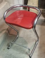 Roter Barhocker Lammhults, made in Sweden