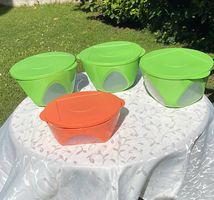 Tupperware Mediterrano Schüsseln mit Sichtfenster