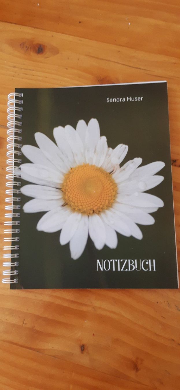 Blocs de correspondance: Notizbuch "Weisse Blüte" – Neuf (Voir description) à Doppleschwand par Sandrafritz