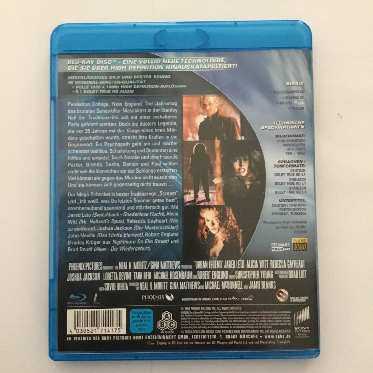 Tutti i DVDs: Düstere Legenden - Blu Ray - Neu Wertig – Nuovo (secondo la descrizione) da Blauen venduto da berlingo65 1
