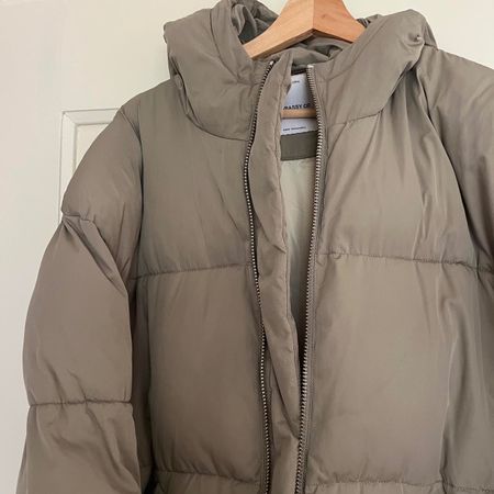 SAGE GREEN / OLIVE LONG PUFFER COAT