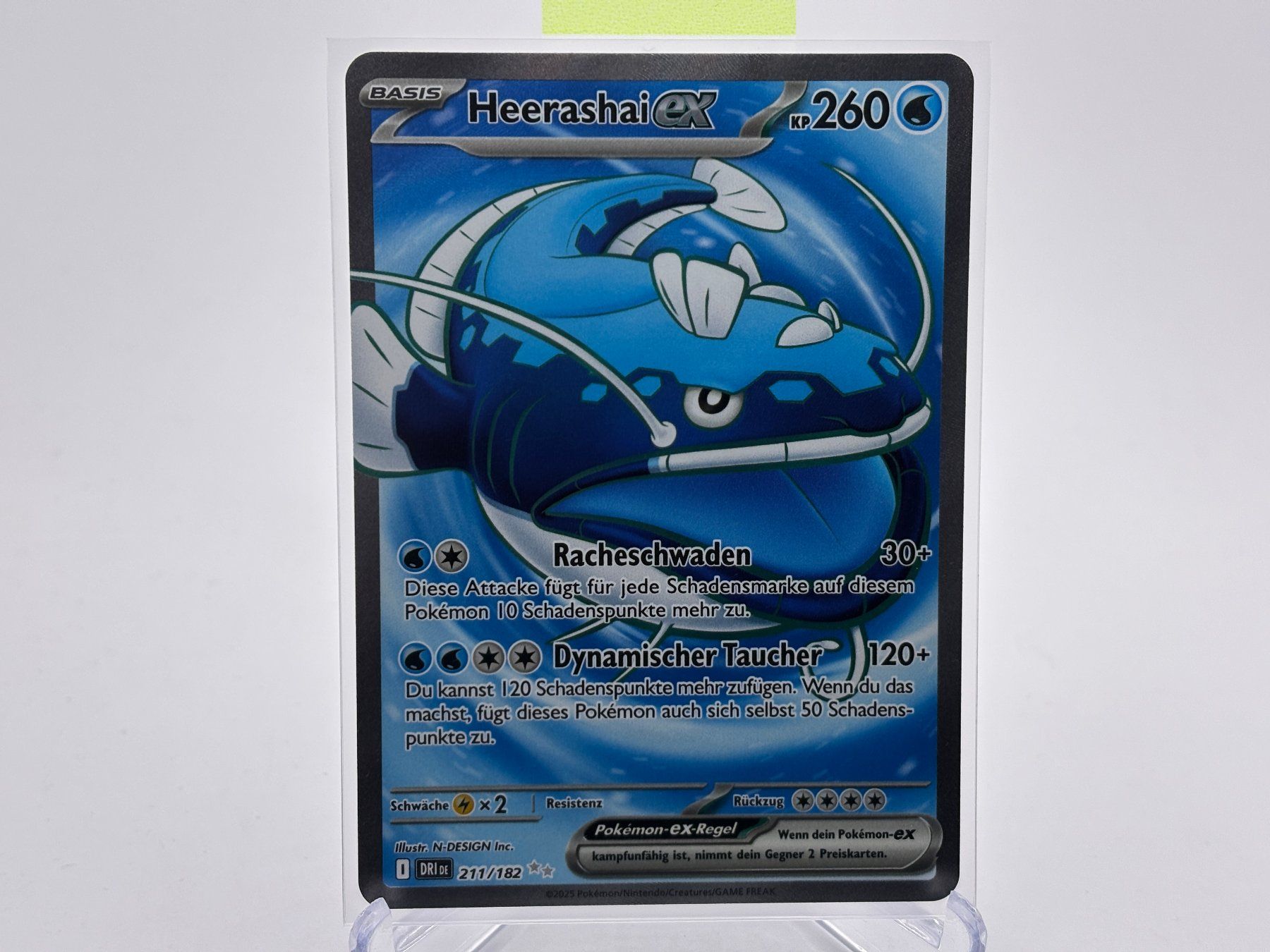 Pokémon Carte collezionabili: Ewige Rivalen - Heerashai ex  (DRI 211) - DE – Nuovo (secondo la descrizione) da Allschwil venduto da Bullach
