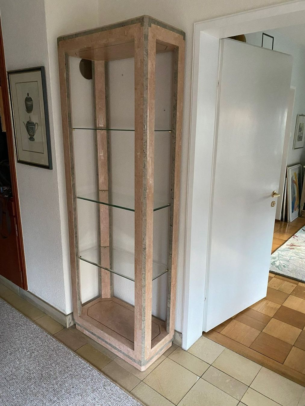 Vetrine: Fossilgestein-Glas Vitrine – Usato da Wohlen AG venduto da homecollectivech 3