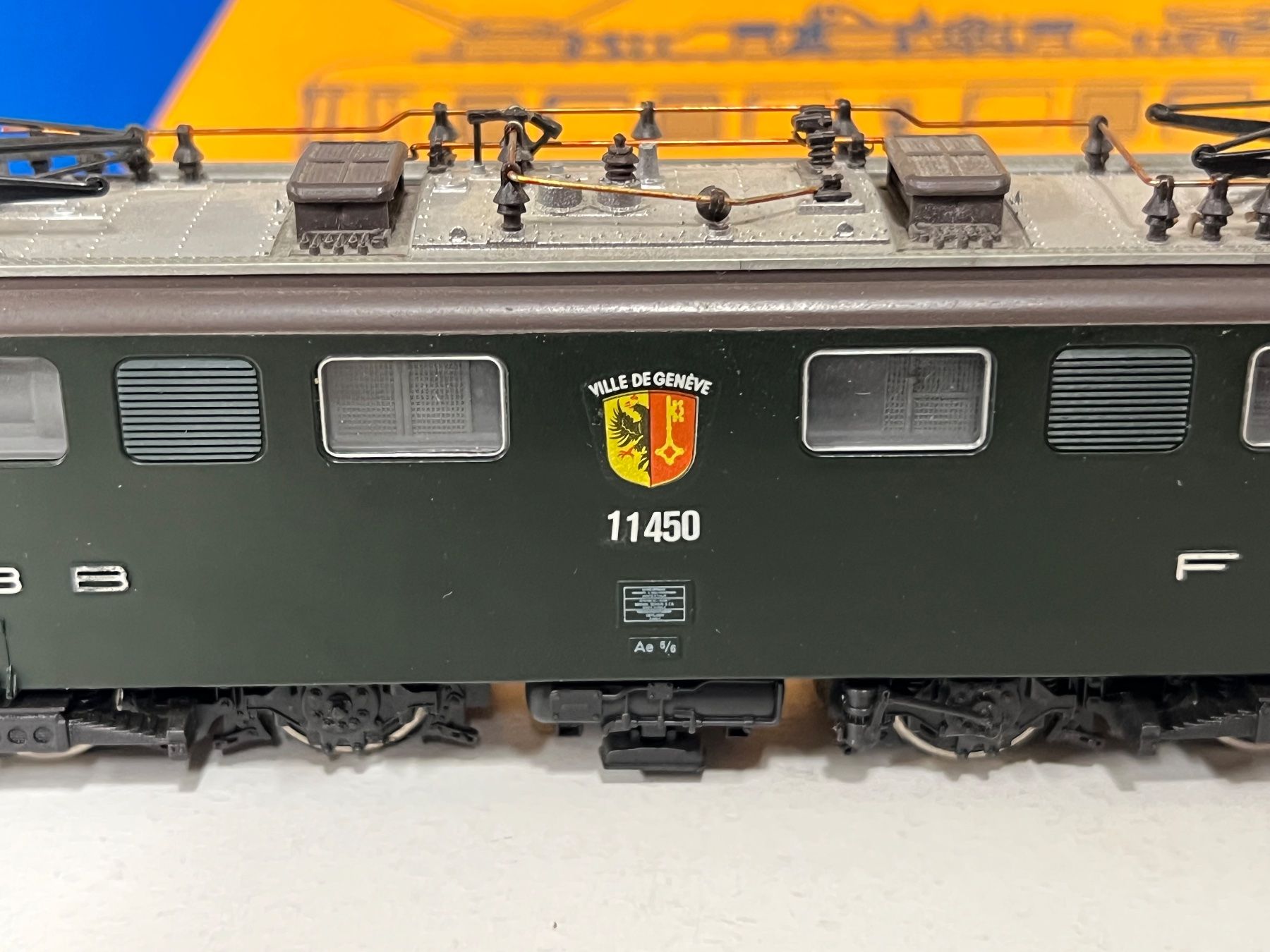 Roco Modellini di ferrovie: ROCO 4195  Ae 6/6 H0 DC SBB Analog – Usato da Geroldswil venduto da TopTrain54 4