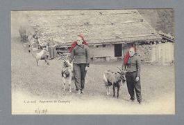 PAYSANNES DE CHAMPÉRY, *, CHÈVRES