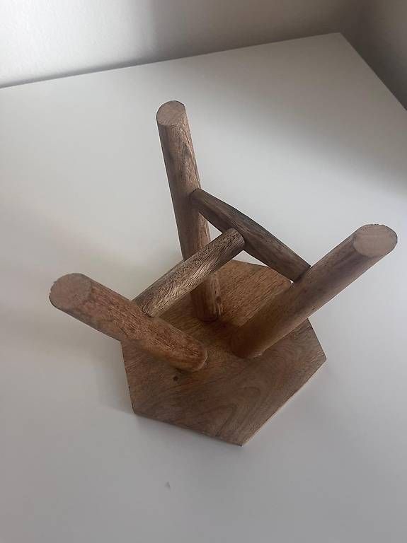 Sgabelli: Blumen-Hocker / Holzschemel / Pflanzenständer – Usato da zürich venduto da Efi01 4
