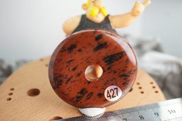 Mahagony  Obsidian Pi Scheibe ca50mm   Ab 1.-(1)
