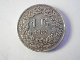 1 Fr. 1937 silber