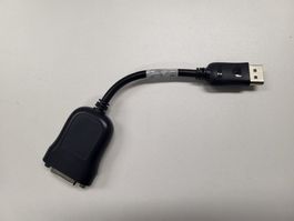 Displayport zu DVI-D Adapter, 20 cm lang, Schwarz