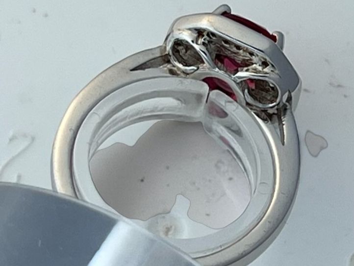 Ringe: Ring Bague Ruby in Silver / Silber / Argent Size 52 – Neu (gemäss Beschreibung) aus Apples von the_7jtf 6