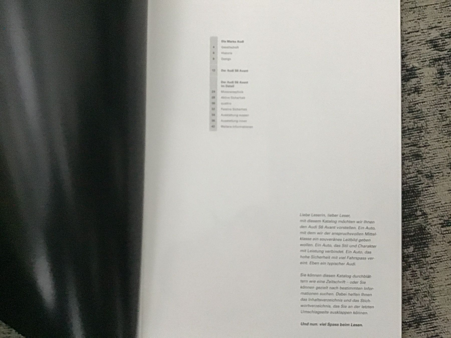 Audi Documenti: Audi S6 Avant Prospektmappe Febr. 1997 – Usato da Scherzingen venduto da Starseller62 2