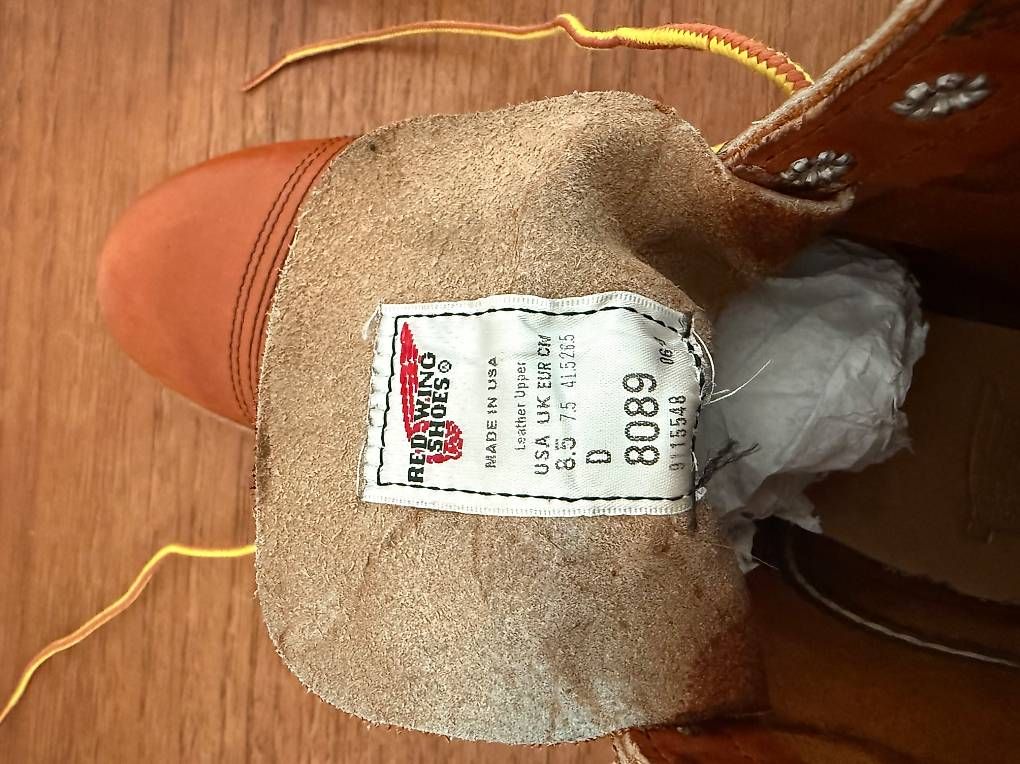 Red Wing Scarpe da uomo: Almost new - Red wing boots model 8089 – Usato da Cham venduto da Ardevi_Vintage 2