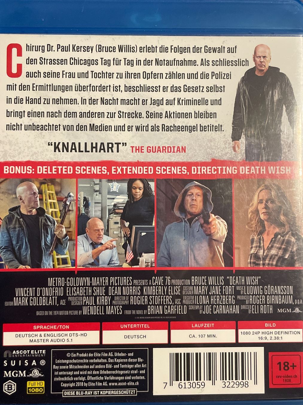 Tutti i DVDs: Death Wish (2017) – Nuovo (secondo la descrizione) da Waldenburg venduto da Gonzo8 1
