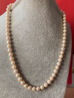 Perlenkette weissgoldverschluss 14 K
