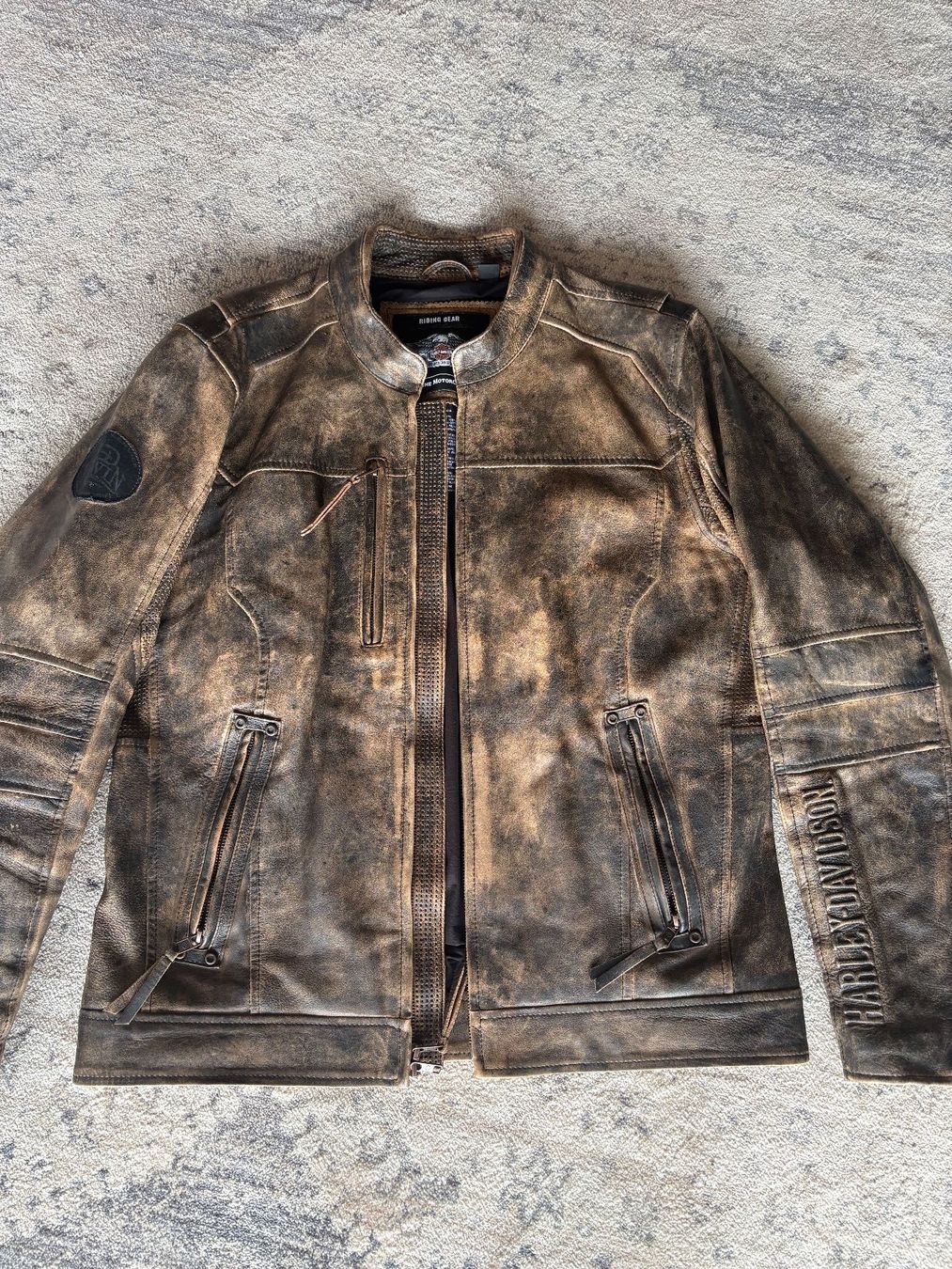 Harley-Davidson Giacche: Harley-Davidson Lederjacke M / Vintage Look / Herbstjacke... – Usato da Emmenbrücke venduto da Tomssen