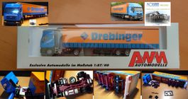 AWM 5972.71 - Sattelzug Iveco "Spedition Drebinger" - 1:87