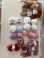 Woll /Garn, Paketnummer zwei. Flausch Struktur diverse Farbe