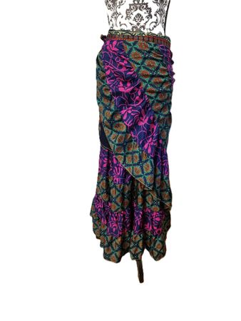 Boho Wickelrock, bunt gemustert 💃