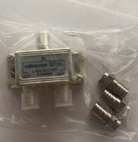 Cablecom ZV 04, splitter (spli) a 2 vie per impianti TV/cavo
