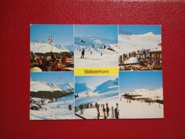 Ak Skigebiet Skilift Stätzerhorn mehrbildrig Graubünden