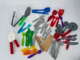 Spielküchen Zubehör Set, diverses Besteck