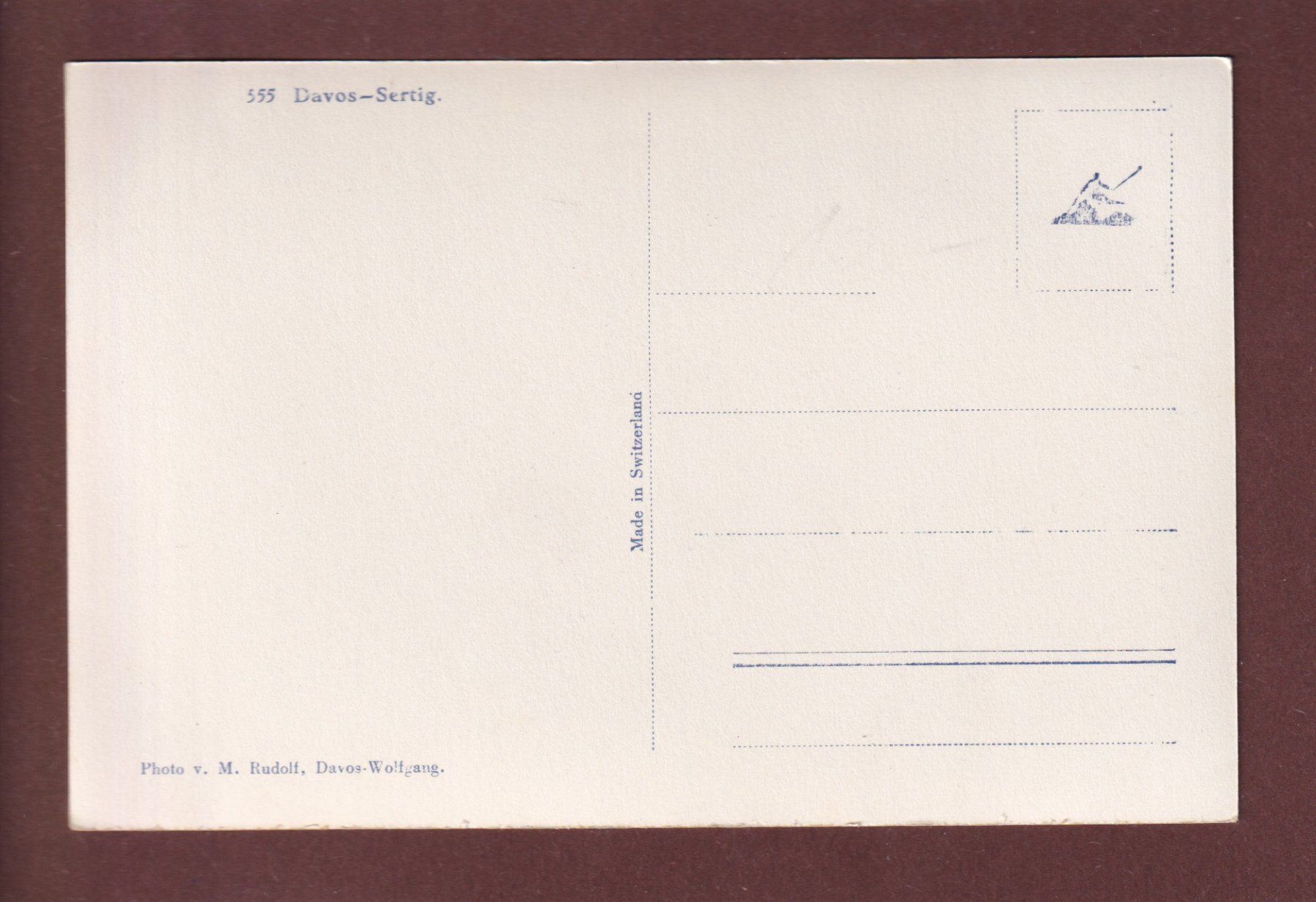 Cartes postales: DAVOS-SERTIG - Ziegen – D'occasion à Pully par nicecards 1