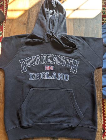 Bournemouth England Hoodie, Dunkelblau, Grösse XL