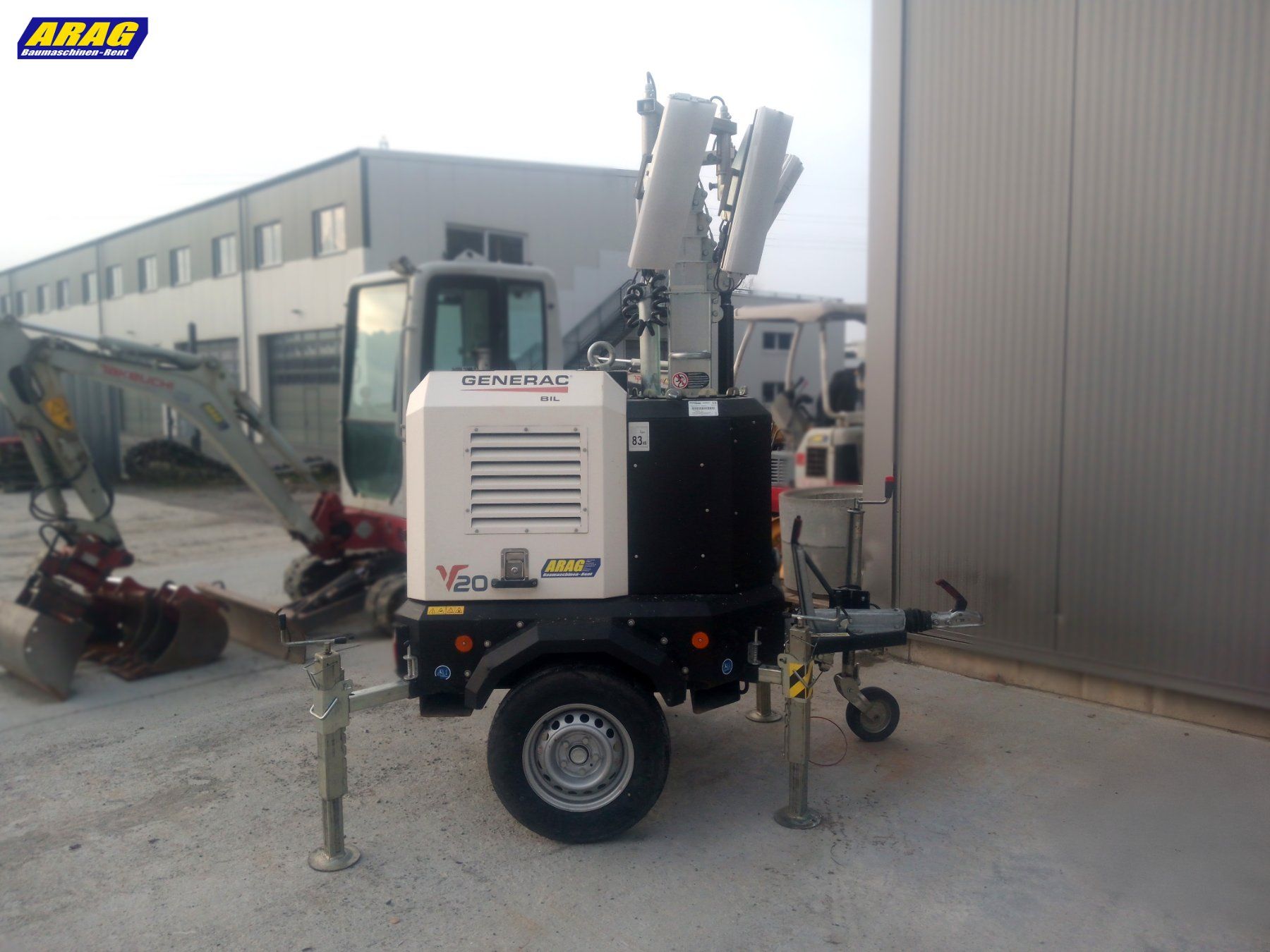 Lampade: Generac V20 Hyper Baustellenbeleuchtung – Usato da Hasle LU venduto da Arag08 1