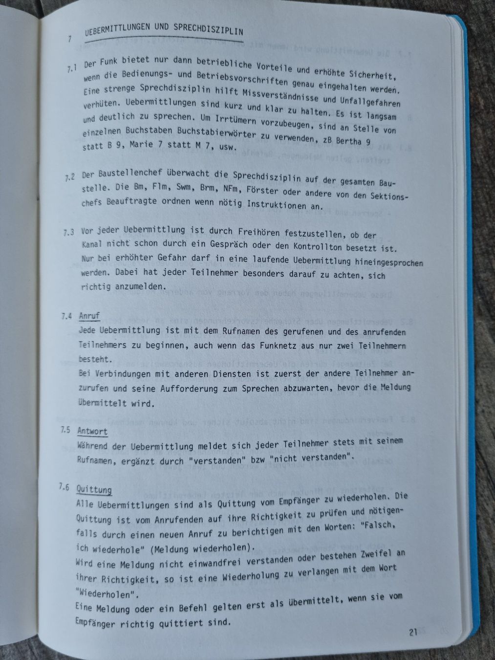 SBB/CFF/FFS Dokumente: SBB Reglement 321.81 Funkgeräte vom 1.6.1981 – Gebraucht aus Bözberg von heinz-d 3