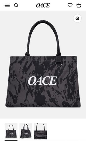 Tote Bag OACE Modell Shadow dunkelgrau neu mit Etikett