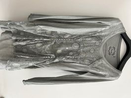 Für Individualistinnen SIMCLAN Kleid mit Blazer Grün-grau