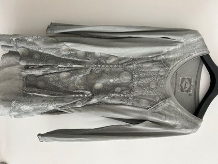 Für Individualistinnen SIMCLAN Kleid mit Blazer Grün-grau