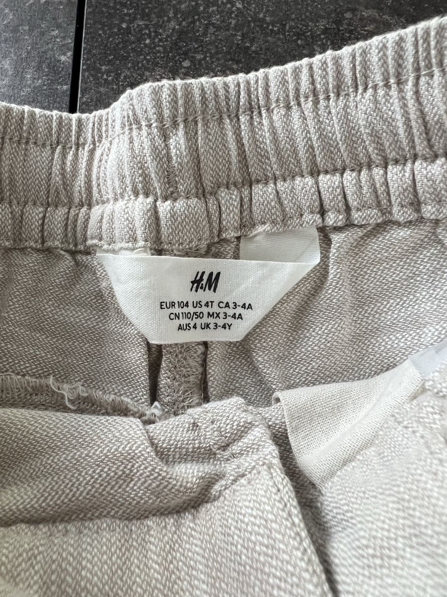 H&M Pantaloni: Leinenhose H&M Sommer Gr. 104 – Nuovo (secondo la descrizione) da Wangen b. Olten venduto da Molinker 2