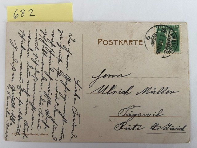 Cartoline postali: alte Ansichtskarte Wallenstadt – Usato da Niederwil AG venduto da dahu75 1