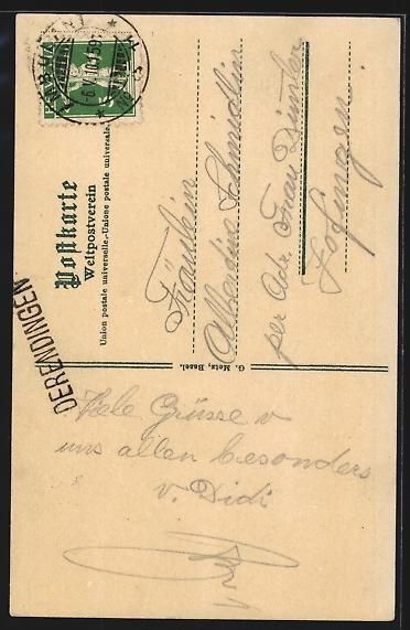Cartoline postali: AK Solothurn, Partie am Baseltor, 1910 – Usato da Berlin venduto da bartko-reher 1