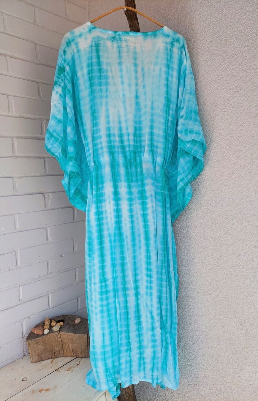 Tuniche: Boho-Chic Tie-Dye Kaftan – Free Size | Handmade & Unique – Nuovo e nell'imballaggio originale da Chiasso venduto da Pat_chuli 1