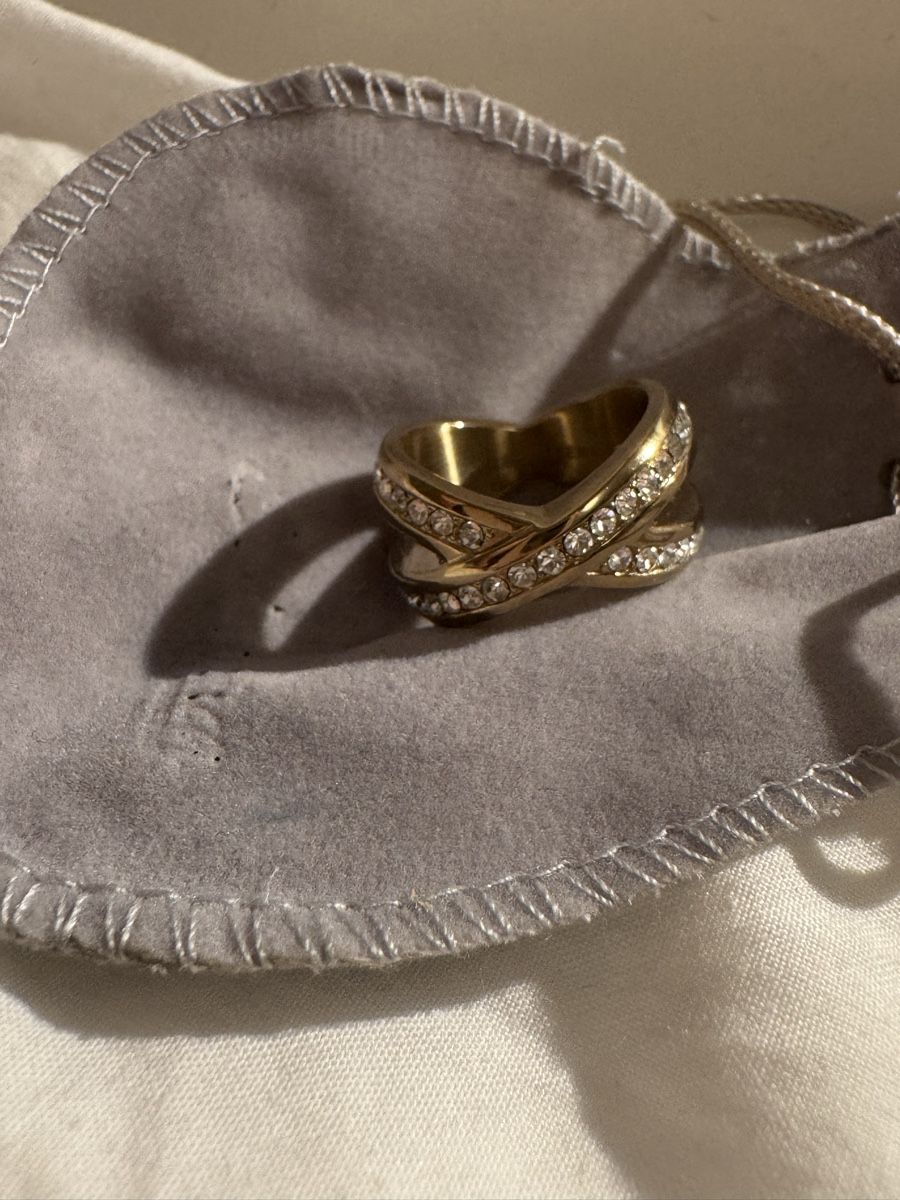 Dyrberg/Kern Anelli: Bague Dryberg/Kern dorée, taille 1/51 – Nuovo (secondo la descrizione) da Meyrin venduto da mai_pl7s 1