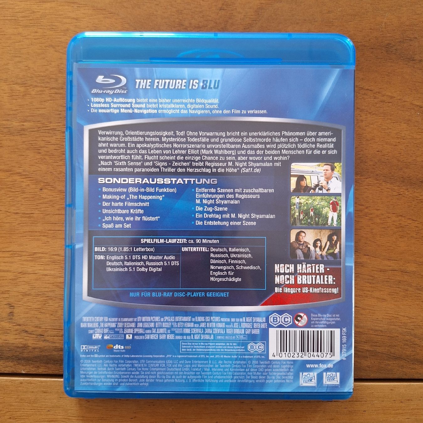 Tutti i DVDs: The Happening - Bluray – Usato da Porrentruy venduto da Ikoss 1