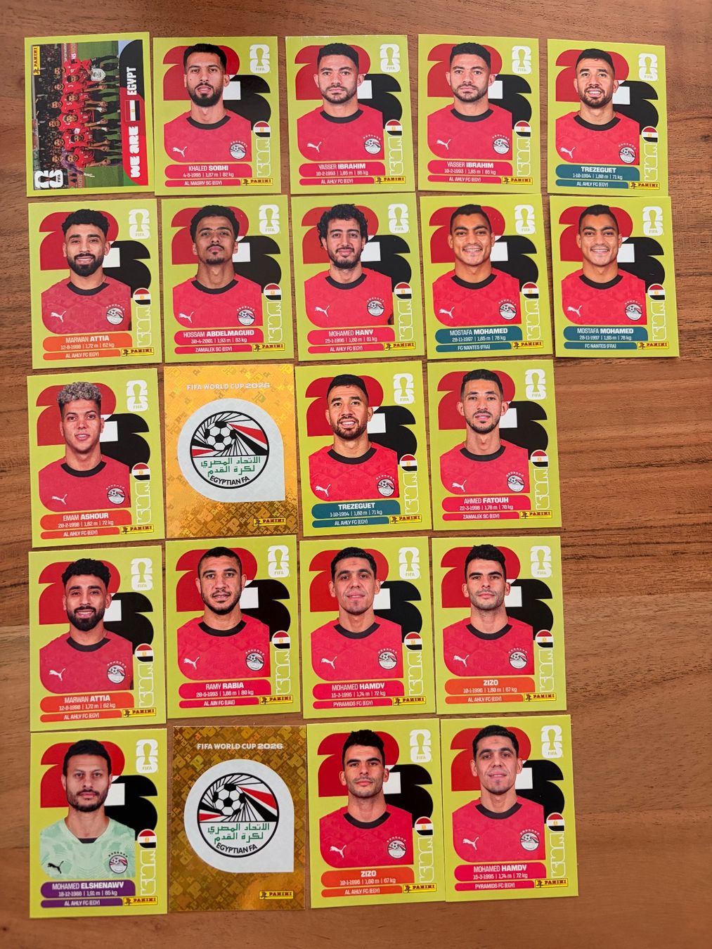 Panini Sammelbilder & Trading cards: Panini Ägypten EGY 2026 – Gebraucht aus Solothurn von rah_g92d