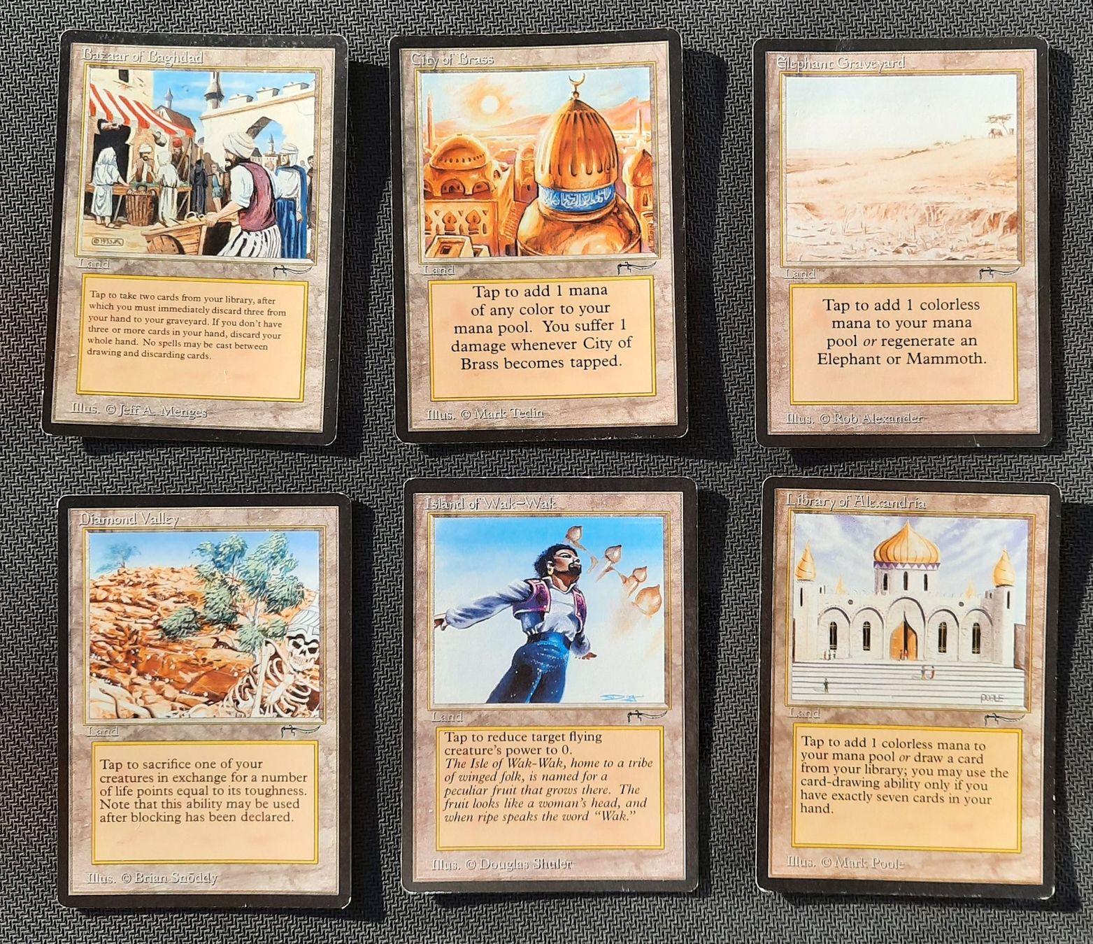 Magic The Gathering Carte collezionabili: Arabien Nights komplettes Set 92 Karten – Usato da Wetzikon ZH venduto da Frischbach 2