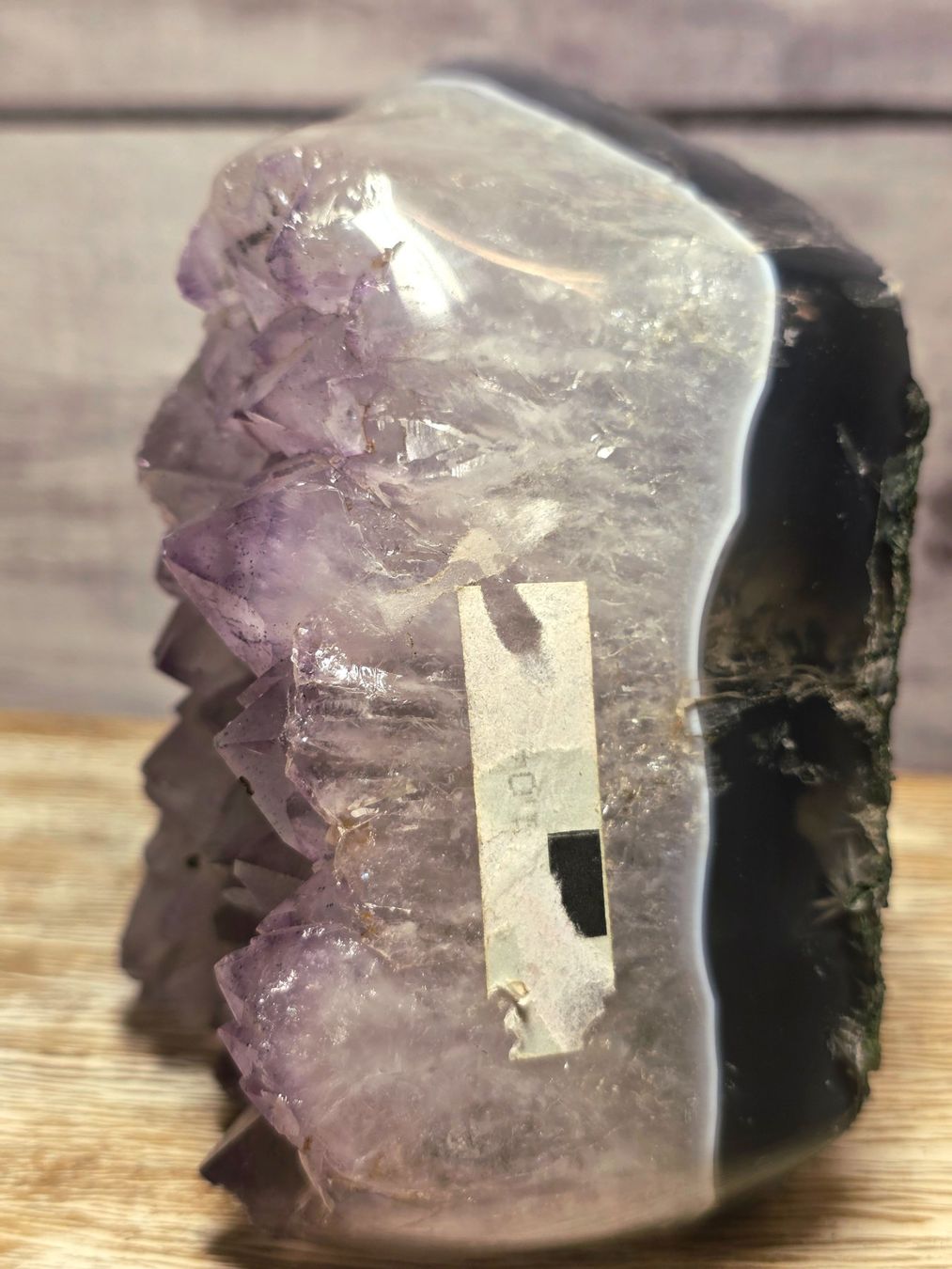 Minerali & Pietre curative: Schöne Achat-Amethyst Freiform 1.026kg – Nuovo e nell'imballaggio originale da Matzingen venduto da Shay_Crystalz 2
