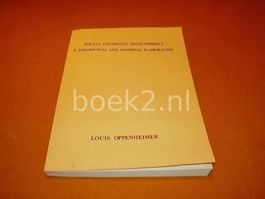 Rare Book 1978 - Social Cognitive Development - Oppenheimer