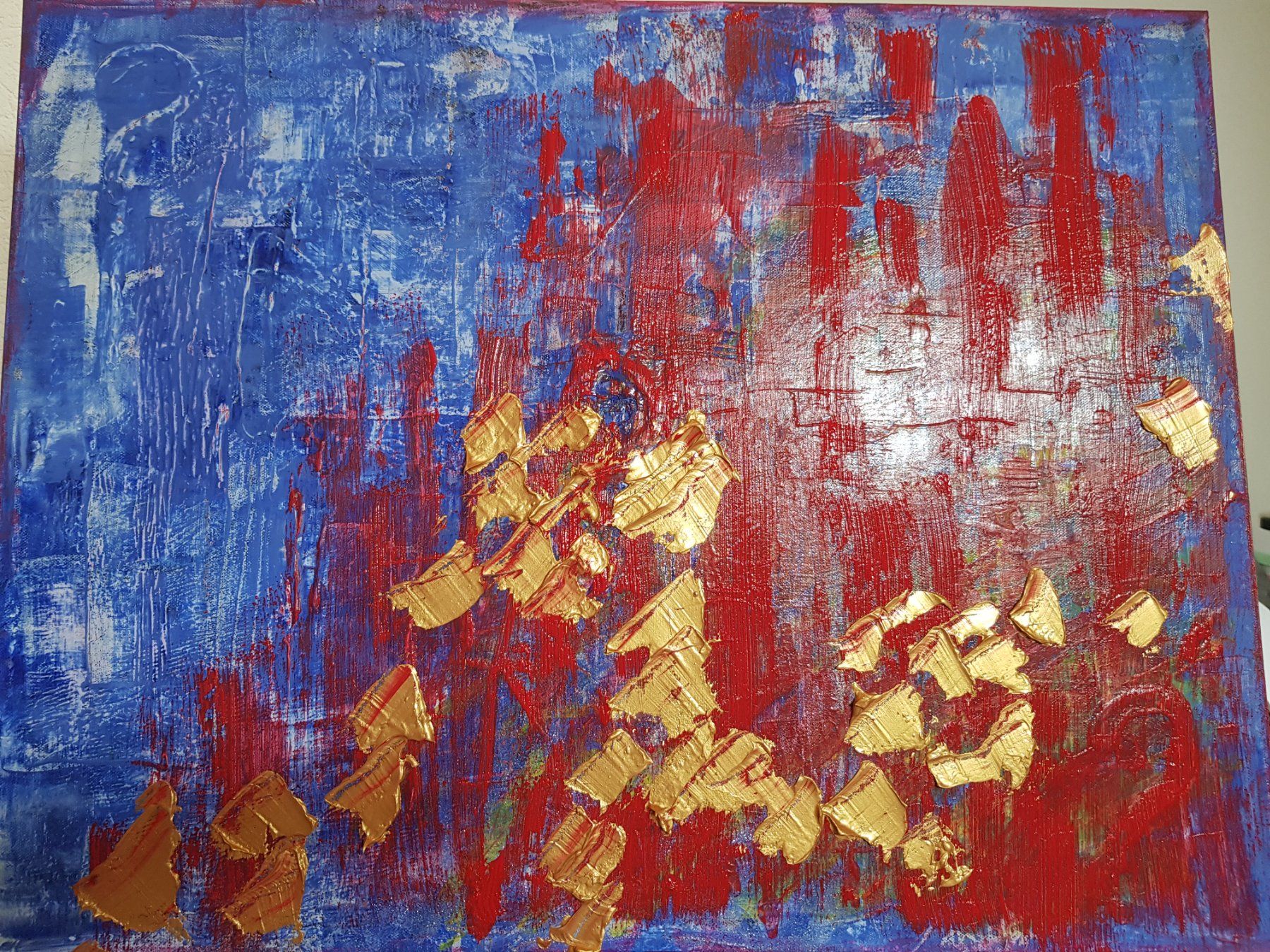 Gemälde: Painting: "Wahnsinn", 58 x 75 cm canvas frame – Neu und originalverpackt aus Turbenthal von viw_48fr